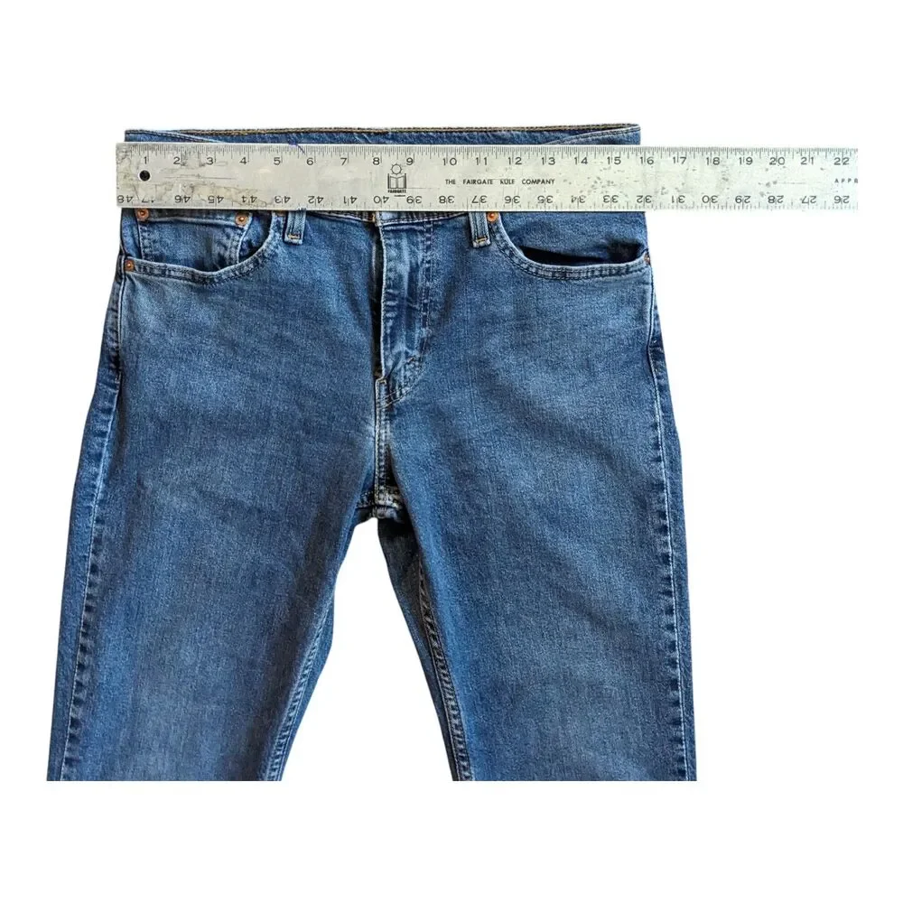 Levi's 511 Slim Fit Jeans Men's 32x32 Blue Denim Modern Classic Stretch Red Tag